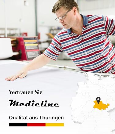 Підніжка для ніг Medicline Venenkissen – ергономічна, для кращого кровообігу, дихаюча, для алергіків, сертифікат Oeko-TEX®, Made in Germany