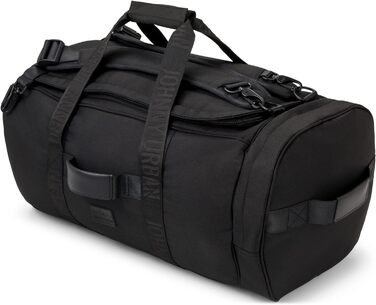 Рюкзак Johnny Urban Travel для жінок і чоловіків - Colin - 2 в 1 Речовий мішок і рюкзак вихідного дня для подорожей і спорту - 46 л - Екологічний - Водовідштовхувальний чорний