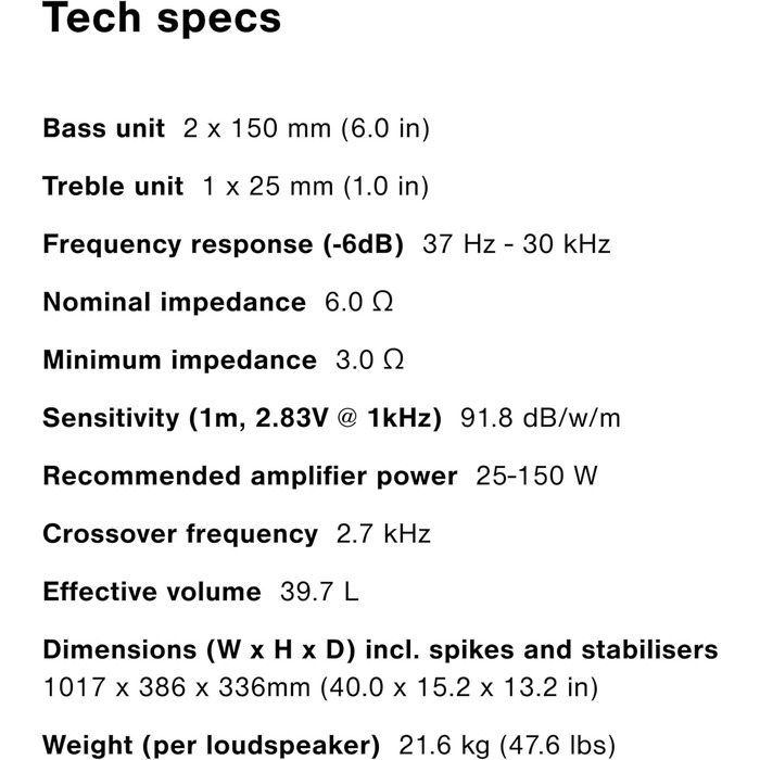 Підлоговий динамік Q Acoustics 5050 - 2x6 середній/бас, твітер 2,5 см, дуб Holme, єдиний шматок