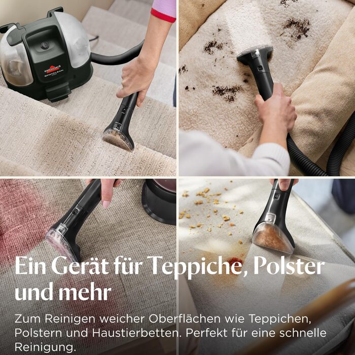 Портативний мийник для килимів Bissell SpotClean Mini 41491 - компактний, для дому та авто