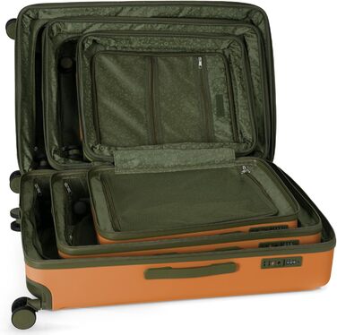 Набір валіз Hauptstadtkoffer Mitte 55/68/77 см: 3 валізи, QR-код, TSA, ABS, XL-розширення