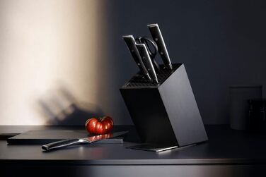 Набір кухонних ножів WMF Grand Class 6 предметів з підставкою, Made in Germany, з бамбуковою підставкою, нержавіюча сталь