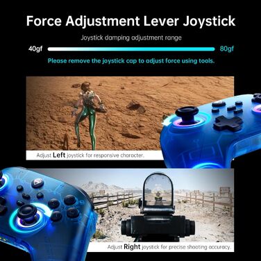 Геймпад Machenike G3V2 для PC, Switch, iOS, Android: бездротовий контролер з RGB-підсвічуванням та програмованими кнопками