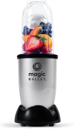 Міксер Magic Bullet, 200 Вт, компактний і простий, легко чиститься, MBR03, сірий базовий пакет