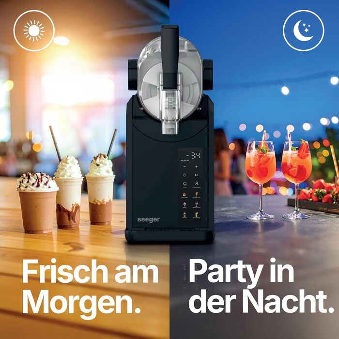 Машина для приготування сляшів, коктейлів та молочних коктейлів Seeger SuperSlush 2L 7-в-1