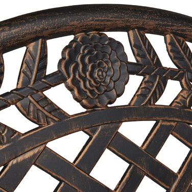 Relaxdays Антична лавка для саду з розами