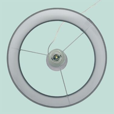 Лампа настільна Relaxdays з оксамитом та льоном