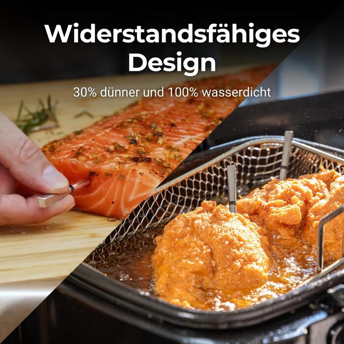 MEATER Pro XL – Розумний термометр для м'яса з Wi-Fi та 4 датчиками | BBQ, духовка, гриль, smoker, фритюрниця