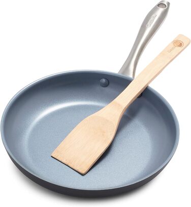 GreenPan Lima сковорода з антипригарним покриттям Lima Hartelox, 28 см, кераміка, без PFOA/PFAS, для плити та гриля, з кришкою, сірий колір