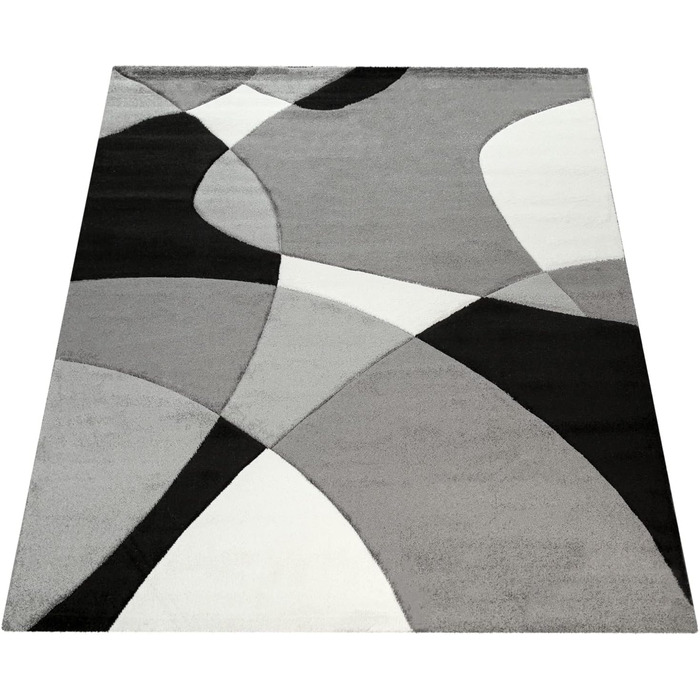 Килимок Paco Home Designer Modern Geometric Black White, 240x330 см