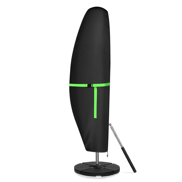 Чохол для парасольки GEMITTO, водонепроникний, для парасольки типу 'ампель', 280x30x81/46 см, захист від сонця та вітру, підходить для парасольок від 2 до 4 м