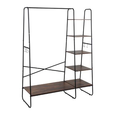 Підставка для одягу Relaxdays з 6 полицями