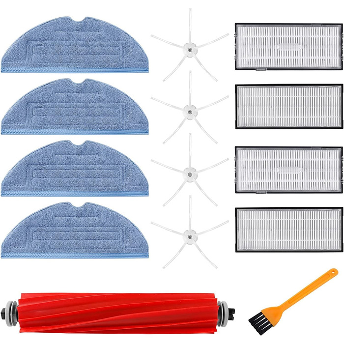 Набір аксесуарів KEEPOW 14 шт. для аксесуарів Roborock S7, сумісні з Roborock S7, S7, S7 MaxV, S7 MaxV Plus, S7 Maxv Ultra se