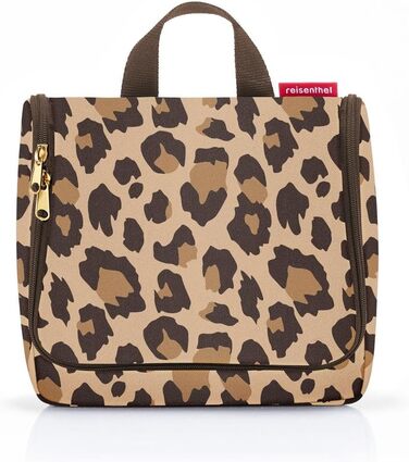 Сумка-органайзер Reisenthel Toiletbag Leo Macchiato Single з гачком, водонепроникний матеріал