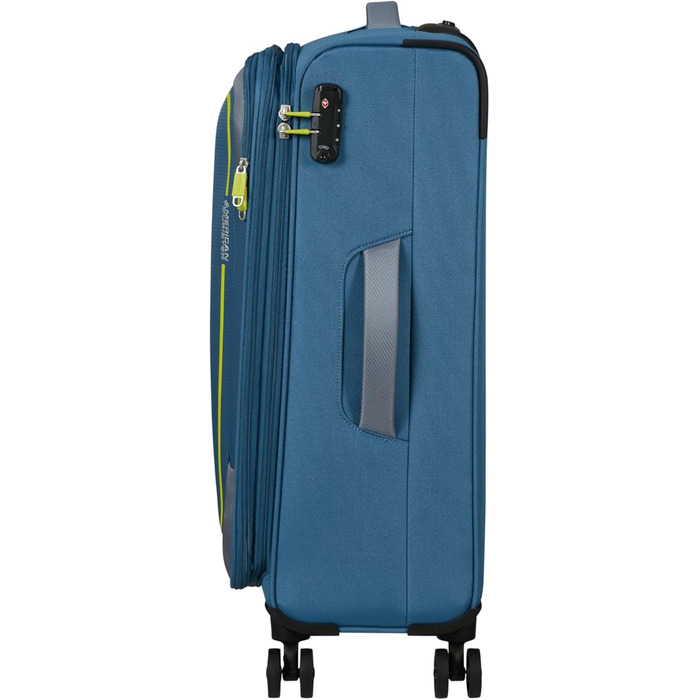 Валіза American Tourister Pulsonic Spinner L, 81 см, 113/122 л, Coronet Blue