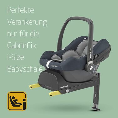 Автокрісло Maxi-Cosi CabrioFix i-Size 0-12 міс, до 12 кг, Black - легке та безпечне для новонароджених