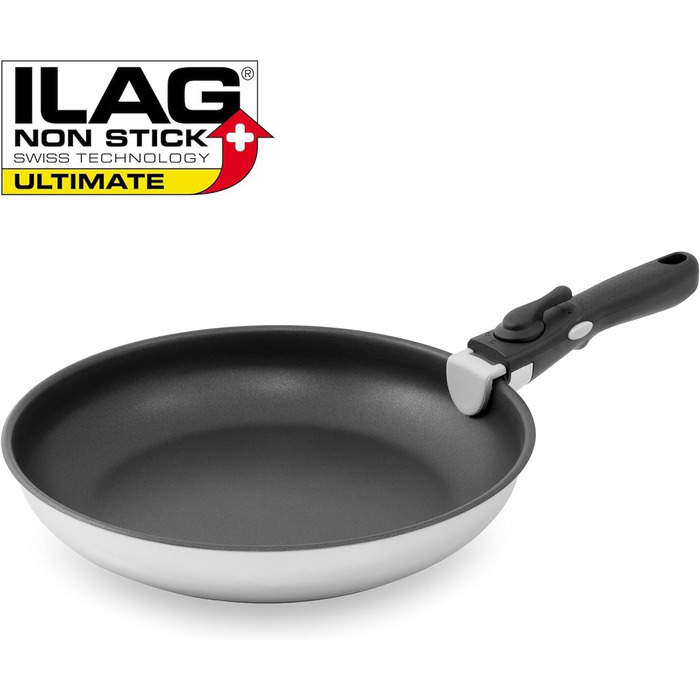 Набір сковорідок Head Pro Click, 3 шт. , 24 см / 28 см, нержавіюча сталь, покриття ILAG Ultimate