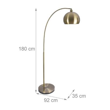 Relaxdays: Арка-настільна лампа з металу