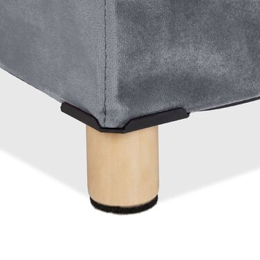 Зручний пуф Relaxdays з підспівателем