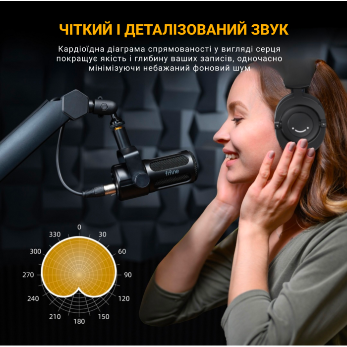 XLR Мікрофон Fifine Tank1