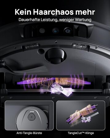 Робот-пилосос 3i P10 Ultra S з вологою ганчіркою, станція самостійного очищення, 18000 Па, для прибирання кутів, миття та сушіння, самостійне очищення та заправка, знімний моп, чорний