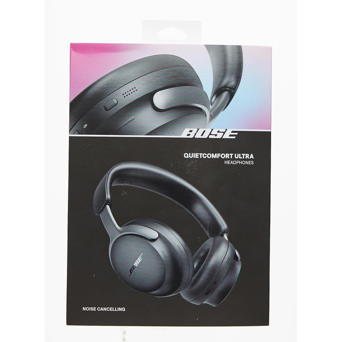 Накладні навушники з шумозаглушенням Bose QuietComfort Ultra, акумулятор 24 години, з мікрофоном, чорний