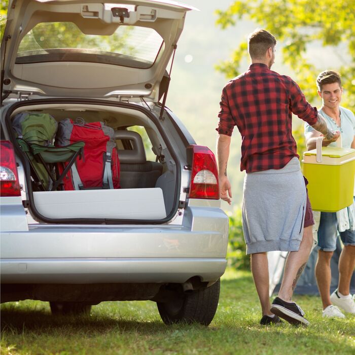 Набір з двох дерев'яних табуреток Relaxdays