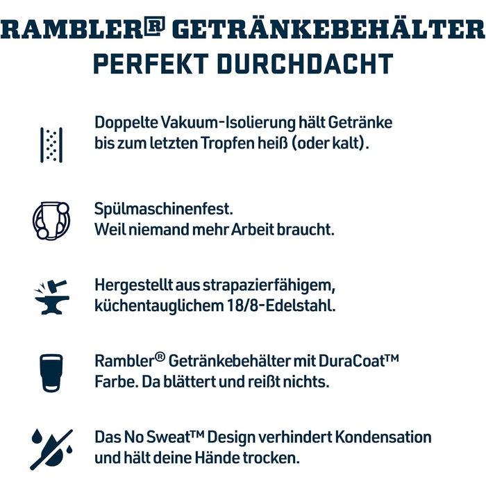 Термокружка YETI Rambler 12 oz (355 мл), чорна, з кришкою Commuter, нержавіюча сталь