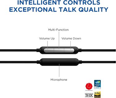 1MORE E1010 Quad-Driver навушники In-Ear Hi-Fi з мікрофоном та пультом керування, Hi-Res Audio, сумісні з iOS та Android (Triple Driver, срібні)