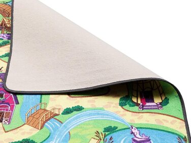 Вуличний килимок-різні мотиви і розміри-міцний дитячий килимок-високоякісний килимок для дитячої кімнати - ігровий килимок для хлопчиків і дівчаток (140 х 200 см, Candy Town)