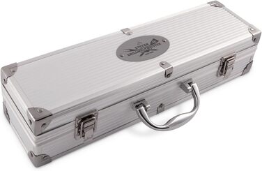 Набір для гриля 3 в 1 з нержавіючої сталі з гравіюванням - Набір для гриля від Grillweltmeister