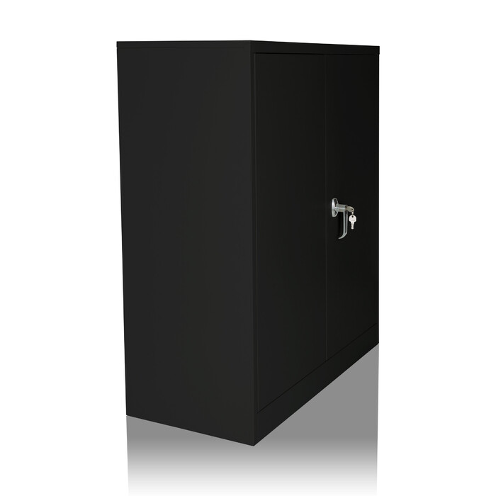 Шафа для документів COLOR AS, 105 x 90 x 40 см, металева, чорна, hjh OFFICE