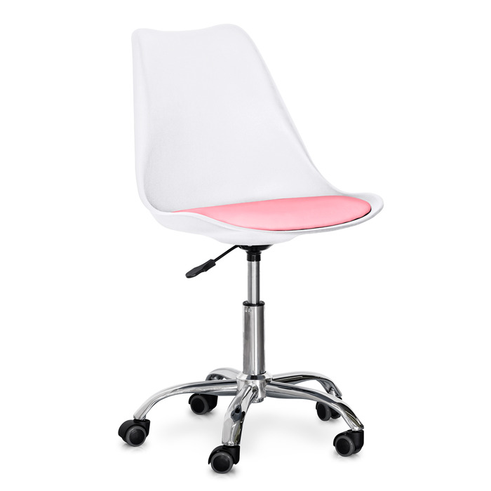 Крісло Hommex Kantri White / Pink (арт. H-231 W/PN MR) - Стильне крісло Hommex Kantri у кольорах білого та рожевого. Ідеальне доповнення до вашого інтер'єру! (Арт. H-231 W/PN MR)