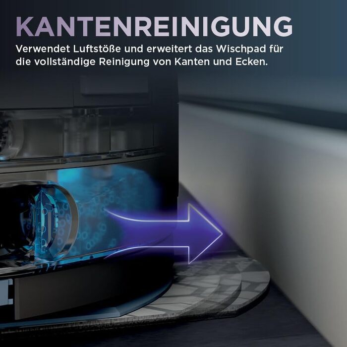 Робот-пилосос та миючий робот Shark PowerDetect RV2800ZEEU: 2-в-1, самостійне очищення, LiDAR, App-керування, чорний