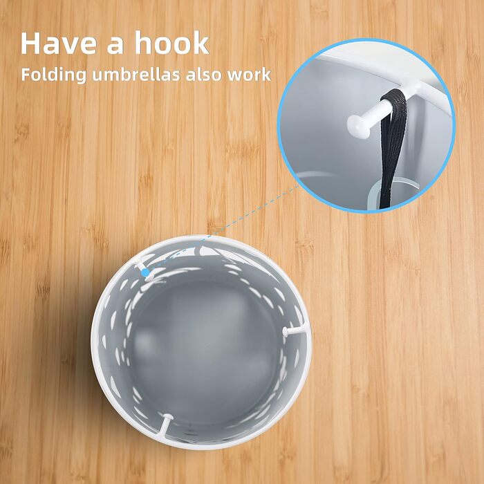 Підставка для парасоль під вхідну зону, вільно стояча, кругла металева, органайзер для парасоль, для дощовиків, тростинок, декору дому/офісу, вміщує 4-5 парасоль