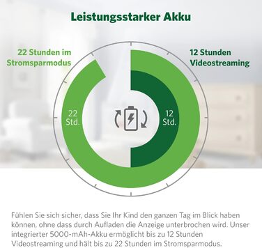 Радіоняня LeapFrog LF2423 з камерою, відеодисплей 2.8