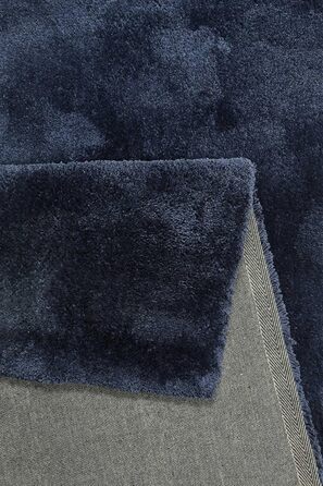М'який килим Esprit з глибоким ворсом, ідеально підходить для вітальні, спальні та дитячої кімнати RELAXX (120 х 170 см, темно-синій)