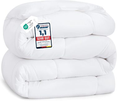 Біла зимова ковдра BEDSURE 220x240 см - тепла та товста ковдра для зими, 450gsm