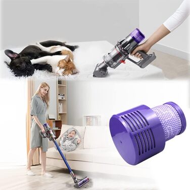 Фільтр для Dyson V11, комплект з 3 шт. , замінює DY-970013-02, підходить для V11 Absolute SV14 (фільтри V10)