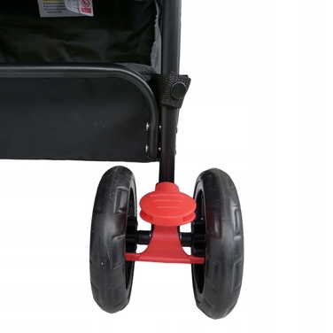 Дитячий прогулянковий візок Baby-Coo City, чорний, металевий каркас, з амортизаторами