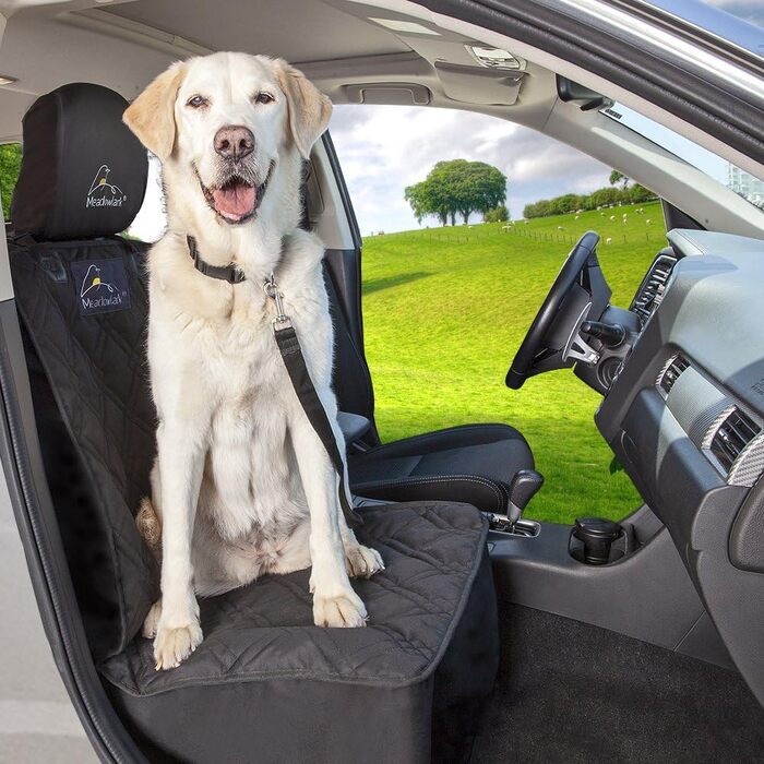 Чохол для автомобільного сидіння для собак Meadowlark, зносостійкий, водовідштовхувальний (стандартний, бежевий)