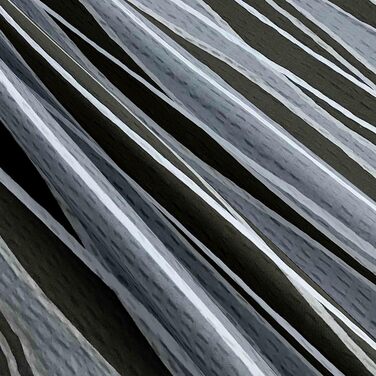 Леонадо Вісенті-постільна білизна на блискавці з 4 предметів розміром 135x200 см або 155x220 см, Розмір 135x200 см, Колір, дизайнчорний хвиля 135x200 см Чорна хвиля