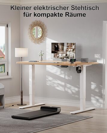 Дитячий електричний стіл Airfish 80x60/140x60 см з регулюванням висоти та функцією пам'яті | Стіл для дому/офісу