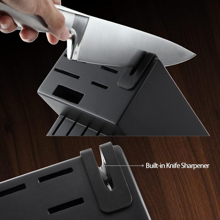 Набір кухонних ножів Marco Almond® KYA28, 14 предметів, нержавіюча сталь, з точилкою