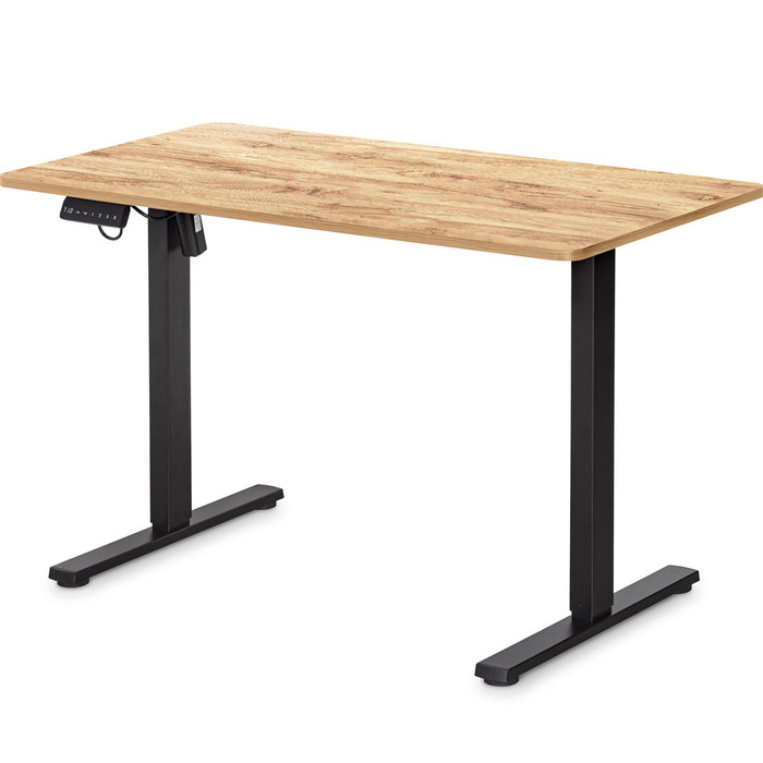 Стіл Mealux PowerDesk Lite Mahogany з електрорегулюванням висоти (арт. EVO-201 Lite Mahogany/B)