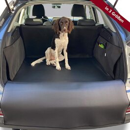 Чохол для багажника зі штучної шкіри PaulePet для собак в 4 розмірах-універсальне автомобільне ковдру для універсала, чохол для багажника позашляховика з захистом краю багажника водостійкий і простий у догляді (XL)