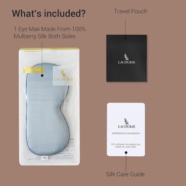 Шовкова маска для сну 22 Momme з 100% натурального шовку, для сну, прохолоди, комфорту та повного затемнення. Маска з еластичною стрічкою та чистою шовковою начинкою (Морська синя)