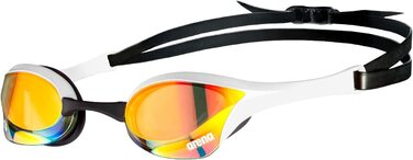 Чоловічі плавальні окуляри Arena для дорослих Cobra Ultra Swipe Mr (яскраво-білі), різнокольорові, 1 (комплект з чохлом, повністю чорний)