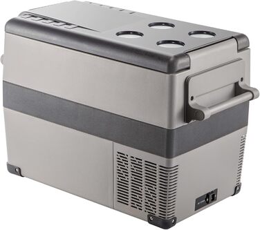 Автохолодильник VEVOR 35/45л нержавіюча сталь 12/24V, 220V: портативний компресорний кулер для авто, вантажівок, кемпінгу (-20°C до +20°C)