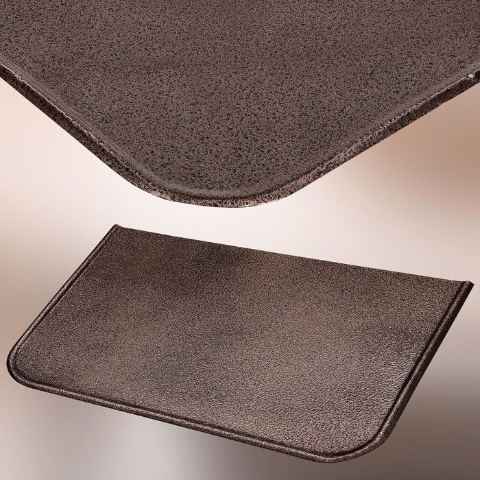 Підставка під камін KOTARBAU® 40 x 60 см з антикварної міді, сталь з порошковим покриттям. Захист підлоги для каміна, сталевий лист, захист від бруду, лист для золи.